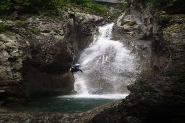 Gros débit lors d'un séjour canyoning au Mt Perdu - Espagne